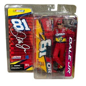 Vintage 1991 Nascar Dale Earnhardt Jr Action McFarlane Figure Distressed Package